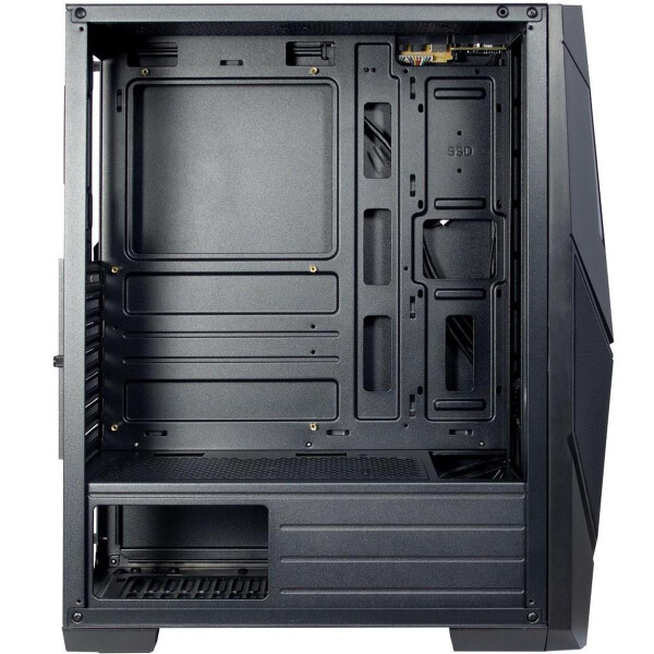 Inter-Tech IT-3303 HORNET, Tower, PC, Schwarz, ATX, ITX, micro ATX, Acryl, Multi