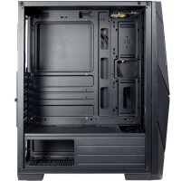 Inter-Tech IT-3303 HORNET - Tower - PC - Schwarz - ATX - ITX - micro ATX - Acryl - Multi