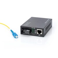 DIGITUS Bidirectional Gigabit Medienkonverter, RJ45 / SC