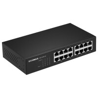 Edimax GS-1016 V2 - Managed - Gigabit Ethernet (10/100/1000) - Vollduplex - Rack-Einbau - Wandmontage