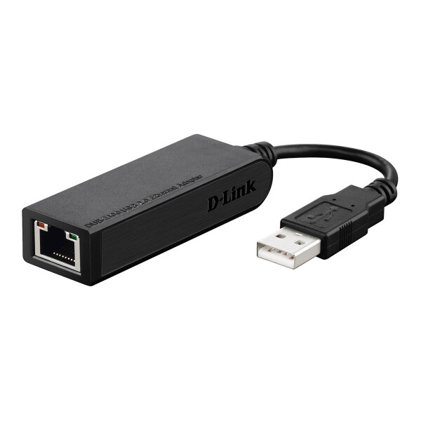 D-Link DUB-E100, Kabelgebunden, USB, Ethernet, 100 Mbit/s, Schwarz