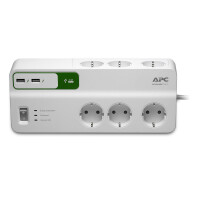 APC PM6U-GR, 1836 J, 6 AC-Ausgänge, Typ F, 230 V, 50...