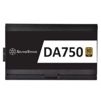 SilverStone DA750 Gold, 750 W, 90 - 264 V, 47 - 63 Hz, Aktiv, 110 W, 744 W