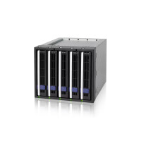 Icy Dock MB155SP-B, Schwarz, 1 Lüfter, 6 Gbit/s,...