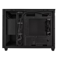 ASUS AP201 PRIME CASE TG, Mini Tower, PC, Schwarz, micro ATX, Mini-ITX, 17 cm, 33,8 cm