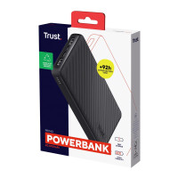 Trust Primo, 20000 mAh, Lithium-Ion (Li-Ion), 3,7 V, 15 W, Schwarz