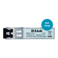 D-Link DEM-311GT - Faseroptik - 1000 Mbit/s - SFP - LC - SX - 550 m