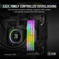 Corsair Vengeance RGB CMH48GX5M2B6000C30, 48 GB, 2 x 24 GB, DDR5, 6000 MHz, 288-pin DIMM