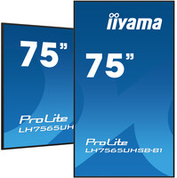 Iiyama 189.0cm 75 LH7565UHSB-B1 16 9 2xHDMI+dp+2xUSB IPS
