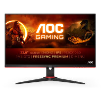 AOC G2 24G2ZE/BK, 60,5 cm (23.8"), 1920 x 1080 Pixel, Full HD, LED, 0,5 ms, Schwarz, Rot