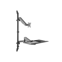 Equip Tischhalterung 17"-32"/1TFT 8kg 360°+Nb.halter. sw lite Retail