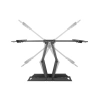 Equip Neig-/schwenkbare TV-Wandmontagehalterung - 37 bis 80 Zoll - 2,03 m (80") - 200 x 200 mm - 600 x 400 mm - -15 - 5° - Kunststoff - Edelstahl - Schwarz