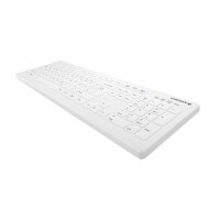 Cherry AK-C8112, Volle Größe (100%), RF Wireless, Scherenschalter, QWERTZ, Weiß