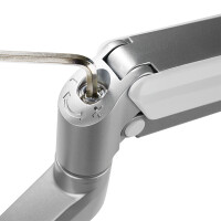 LogiLink BP0089 - Klemme - 9 kg - 43,2 cm (17 Zoll) - 81,3 cm (32 Zoll) - 100 x 100 mm - Silber