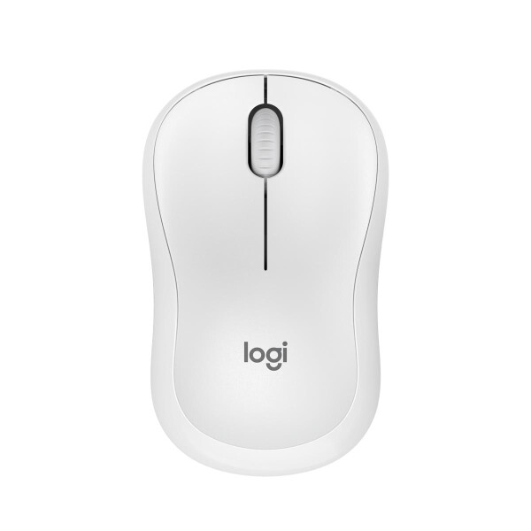 Logitech M240, Beidhändig, Bluetooth, Weiß