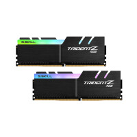 G.Skill Trident Z RGB F4-4800C20D-32GTZR, 32 GB, 2 x 16 GB, DDR4, 4800 MHz, 288-pin DIMM, Schwarz