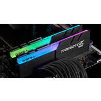 G.Skill Trident Z RGB F4-4800C20D-32GTZR, 32 GB, 2 x 16 GB, DDR4, 4800 MHz, 288-pin DIMM, Schwarz