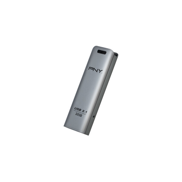 PNY FD32GESTEEL31G-EF, 32 GB, 3.2 Gen 1 (3.1 Gen 1), 20 MB/s, Dia, Edelstahl