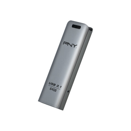 PNY FD64GESTEEL31G-EF - 64 GB - 3.2 Gen 1 (3.1 Gen 1) - 20 MB/s - Dia - Edelstahl