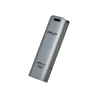 PNY FD64GESTEEL31G-EF - 64 GB - 3.2 Gen 1 (3.1 Gen 1) - 20 MB/s - Dia - Edelstahl