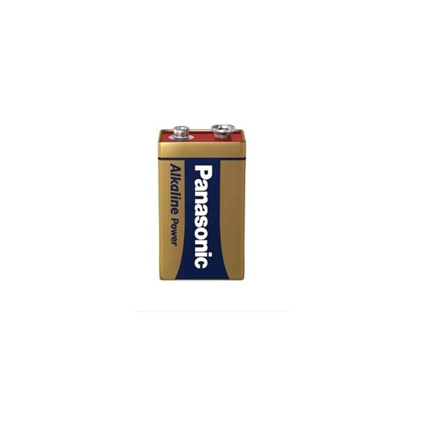 Panasonic 6LR61APB, Einwegbatterie, 6LR61, Alkali, 9 V, 1 Stück(e), Schwarz, Gold