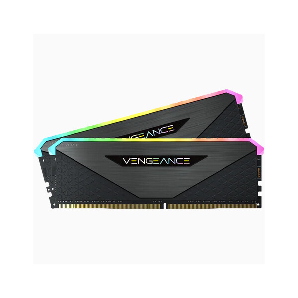 Corsair Vengeance RGB CMN32GX4M2Z3600C18, 32 GB, 2 x 16 GB, DDR4, 3600 MHz, 288-pin DIMM, Schwarz