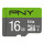 PNY Elite microSDHC 16GB, 16 GB, MicroSDHC, Klasse 10, UHS-I, Class 1 (U1)