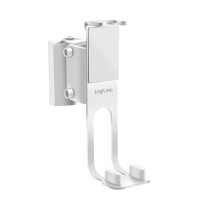 LogiLink Lautsprecher-Wandhalterung für SONOS ONE, ONE SL und SONOS PLAY:1, Wand, 3 kg, Stahl, Weiß, -20 - 0°, 360°