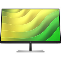 HP E24q G5 QHD-Monitor ohne PVC, 60,5 cm (23.8"), 2560 x 1440 Pixel, Quad HD, LCD, 5 ms, Schwarz, Silber