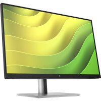 HP E24q G5 QHD-Monitor ohne PVC, 60,5 cm (23.8"), 2560 x 1440 Pixel, Quad HD, LCD, 5 ms, Schwarz, Silber