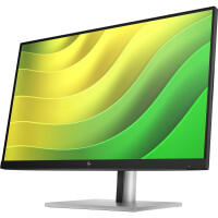 HP E24q G5 QHD-Monitor ohne PVC, 60,5 cm (23.8"), 2560 x 1440 Pixel, Quad HD, LCD, 5 ms, Schwarz, Silber