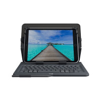 Logitech Universal Folio with integrated keyboard for 9-10 inch tablets, QWERTZ, Schweiz, Jede Marke, iPad Air 2, iPad Air, iPad 2, iPad 3, iPad 4, Samsung Galaxy Tab® A-9.7", Samsung Galaxy Tab..., Schwarz, 25,4 cm (10")