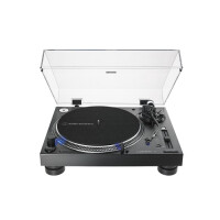 Audio-Technica AT-LP140XPBK, Direkt angetriebener DJ-Plattenspieler, 33 1/3,45,78 RPM, -8 - 16%, 0,2%, 50 dB, Manuell