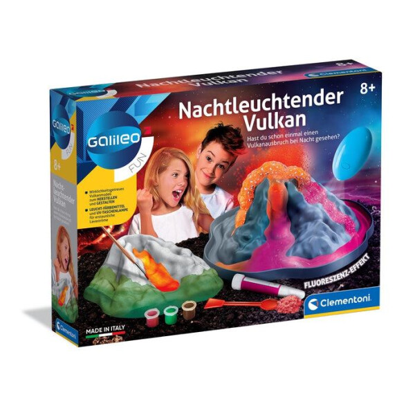 Clementoni Galileo Fun Nachtleuchtender vulkan, Vulkan, Vulkanologie, 8 Jahr(e)