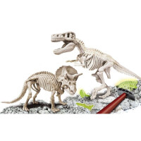 Clementoni AUSGRABUNGS-SET T-REX & TRICERATOPS,...