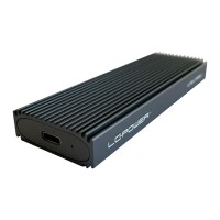 LC-Power LC-M2-C-NVME-3 - SSD-Gehäuse - M.2 - M.2 - 10 Gbit/s - USB Anschluss - Schwarz