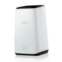 ZyXEL FWA510 - Wi-Fi 6 (802.11ax) - Tri-Band (2,4 GHz / 5 GHz / 5 GHz) - Ethernet/LAN - 5G - Schwarz - Weiß - Tabletop-Router