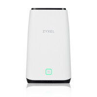 ZyXEL FWA510 - Wi-Fi 6 (802.11ax) - Tri-Band (2,4 GHz / 5 GHz / 5 GHz) - Ethernet/LAN - 5G - Schwarz - Weiß - Tabletop-Router