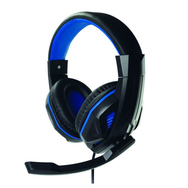 Steelplay HP41, Kopfhörer, Kopfband, Gaming, Schwarz, Blau, Binaural, Drehregler