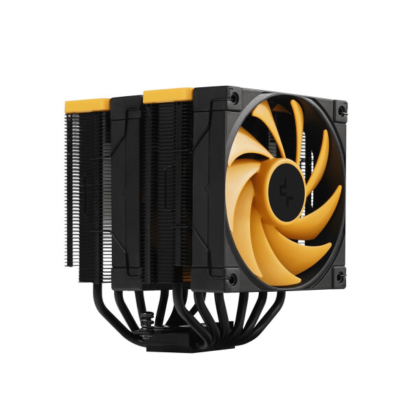 Deepcool AK620 Zero Dark Zoria, Luftkühlung, 12 cm, 68,99 cfm, Schwarz, Gelb