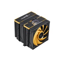 Deepcool AK620 Zero Dark Zoria Processor Air cooler 12 cm Black Yellow 1 pc s - Intel Sockel 1150 (Core i) - Intel Sockel 1151 (Core i)