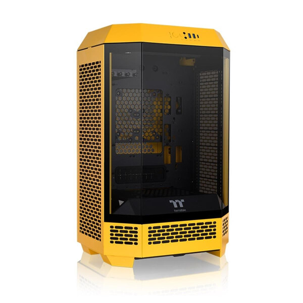 Thermaltake 300 Bumblebee, Micro Tower, PC, Gelb, micro ATX, Mini-ATX, SPCC, Heimbüro