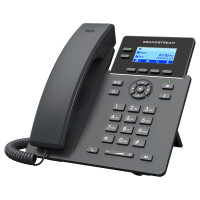 Grandstream GRP2602W, IP-Telefon, Schwarz, Kabelgebundenes Mobilteil, Im Band, Außerhalb des Bandes, LCD, 6,12 cm (2.41")