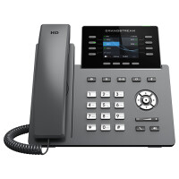 Grandstream GRP2624, IP-Telefon, Schwarz, Kabelgebundenes Mobilteil, Im Band, Außerhalb des Bandes, SIP-Info, Supervisor, Benutzer, 8 Zeilen