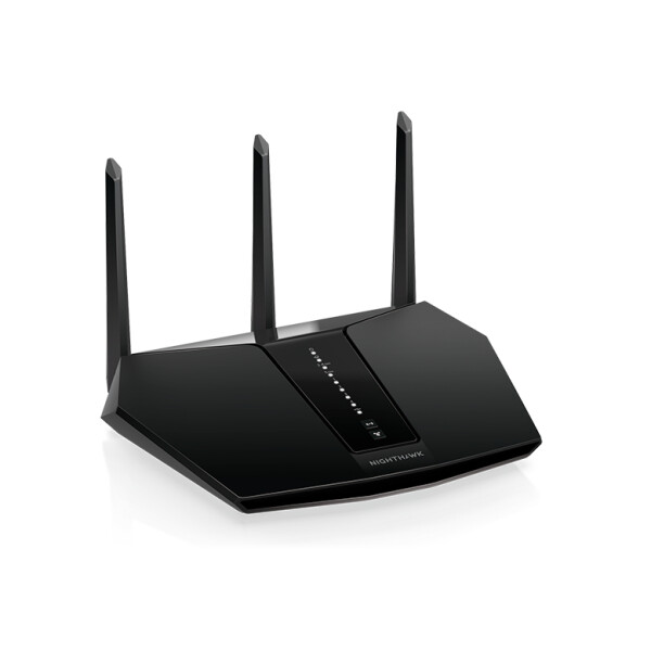 Netgear Nighthawk AX/5-Stream AX2400 WiFi 6 Router (RAX30), Wi-Fi 6 (802.11ax), Dual-Band (2,4 GHz/5 GHz), Ethernet/LAN, Schwarz, Tabletop-Router