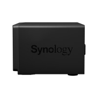 Synology DiskStation DS1821+, NAS, Desktop, Ryzen Embedded, V1500B, 80 TB, Schwarz