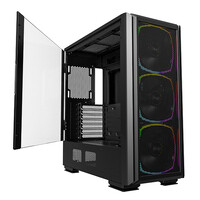 MONTECH Sky Two GX Midi-Tower Tempered Glass - schwarz - Midi/Minitower - ATX