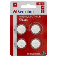 Verbatim CR2025, Einwegbatterie, CR2025, Lithium, 3 V, 4...