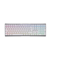 Cherry MX 3.0S Wireless RGB - Kabellos - RF Wireless + Bluetooth - Mechanischer Switch - QWERTZ - RGB-LED - Weiß