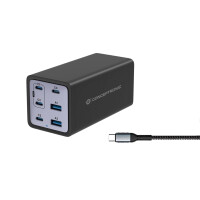 Conceptronic 6-Port 200W GaN USB-PD 3.1-Ladegerät...